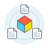 Plugin Module Documents Illustration from UX Colors Set