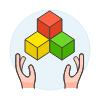 Plugin Module Hand 1 Illustration from UX Colors Set