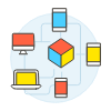 Plugin Network Illustration from UX Colors Set