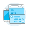 Responsive Ui 3 Illustration from UX Colors Set