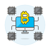Crypto Chip Illustration from UX Colors Set