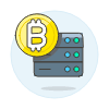 Crypto Server Illustration from UX Colors Set