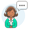 Customer Service Reply 2 Illustration from UX Colors Set