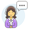 Customer Service Reply 3 Illustration from UX Colors Set
