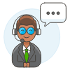 Customer Service Reply 5 Illustration from UX Colors Set