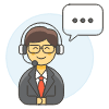 Customer Service Reply 6 Illustration from UX Colors Set