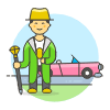 Pimp 3 Illustration from UX Colors Set