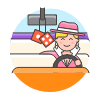 Pimp Driving 4 Illustration from UX Colors Set