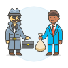 Detective Deal 3 Illustration from UX Colors Set