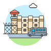 Prison Illustration from UX Colors Set