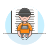 Prisoner 2 1 Illustration from UX Colors Set