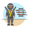 Ninja Weapons 3 Illustration from UX Colors Set