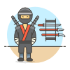 Ninja Weapons 5 Illustration from UX Colors Set