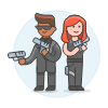 Spy Partner 2 Illustration from UX Colors Set