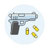 Handgun illustration - Free transparent PNG, SVG. No sign up needed.
