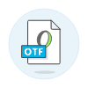 Otf File Illustration from UX Colors Set