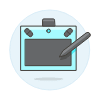 Wacom Tablet 2 Illustration from UX Colors Set