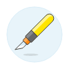 Cutter Illustration from UX Colors Set