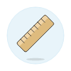 Ruler Illustration from UX Colors Set