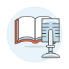 Audio Book 2 Illustration from UX Colors Set