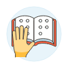 Braille Book 2 Illustration from UX Colors Set