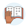 Braille Book 3 Illustration from UX Colors Set