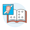 Braille Book Illustration from UX Colors Set