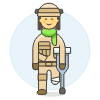 Disable Soldier 5 Illustration from UX Colors Set