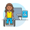 Disable Toilet 6 illustration - Free transparent PNG, SVG. No sign up needed.
