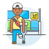 Priority Seat 1 1 Illustration from UX Colors Set