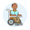 Wheelchair 3 illustration - Free transparent PNG, SVG. No sign up needed.
