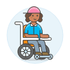 Wheelchair 6 illustration - Free transparent PNG, SVG. No sign up needed.