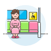 Priority Seat 2 1 Illustration from UX Colors Set