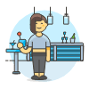 Bar Client 2 6 Illustration from UX Colors Set