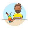Bar Client 3 2 Illustration from UX Colors Set