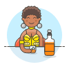 Bar Client 6 4 Illustration from UX Colors Set