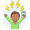 Coffee Energized 4 Illustration from UX Colors Set