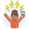 Coffee Energized 6 Illustration from UX Colors Set