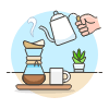 Coffee Making 1 1 Illustration from UX Colors Set