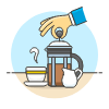 Coffee Making 2 2 illustration - Free transparent PNG, SVG. No sign up needed.