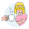Craving For Coffee 1 Illustration from UX Colors Set