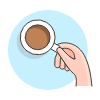 Drinking Coffee 1 1 illustration - Free transparent PNG, SVG. No sign up needed.