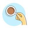 Drinking Coffee 1 2 illustration - Free transparent PNG, SVG. No sign up needed.