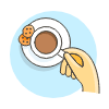 Drinking Coffee 2 2 Illustration from UX Colors Set