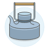 Metal Tea Pot illustration - Free transparent PNG, SVG. No sign up needed.