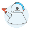 Tea Pot 2 Illustration from UX Colors Set