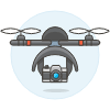 Camera Drone 1 Illustration from UX Colors Set