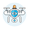 Security Drone 1 Illustration from UX Colors Set