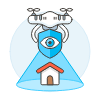 Security Drone 2 Illustration from UX Colors Set