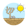 Drought Illustration from UX Colors Set | Free Download as SVG Vector and Transparent PNG | Streamline illustrations